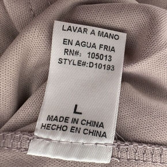 Andree‎ by Unit Womens Dress L Dusty Lavender Chiffon One Shoulder Mini Fairy - Picture 13 of 14